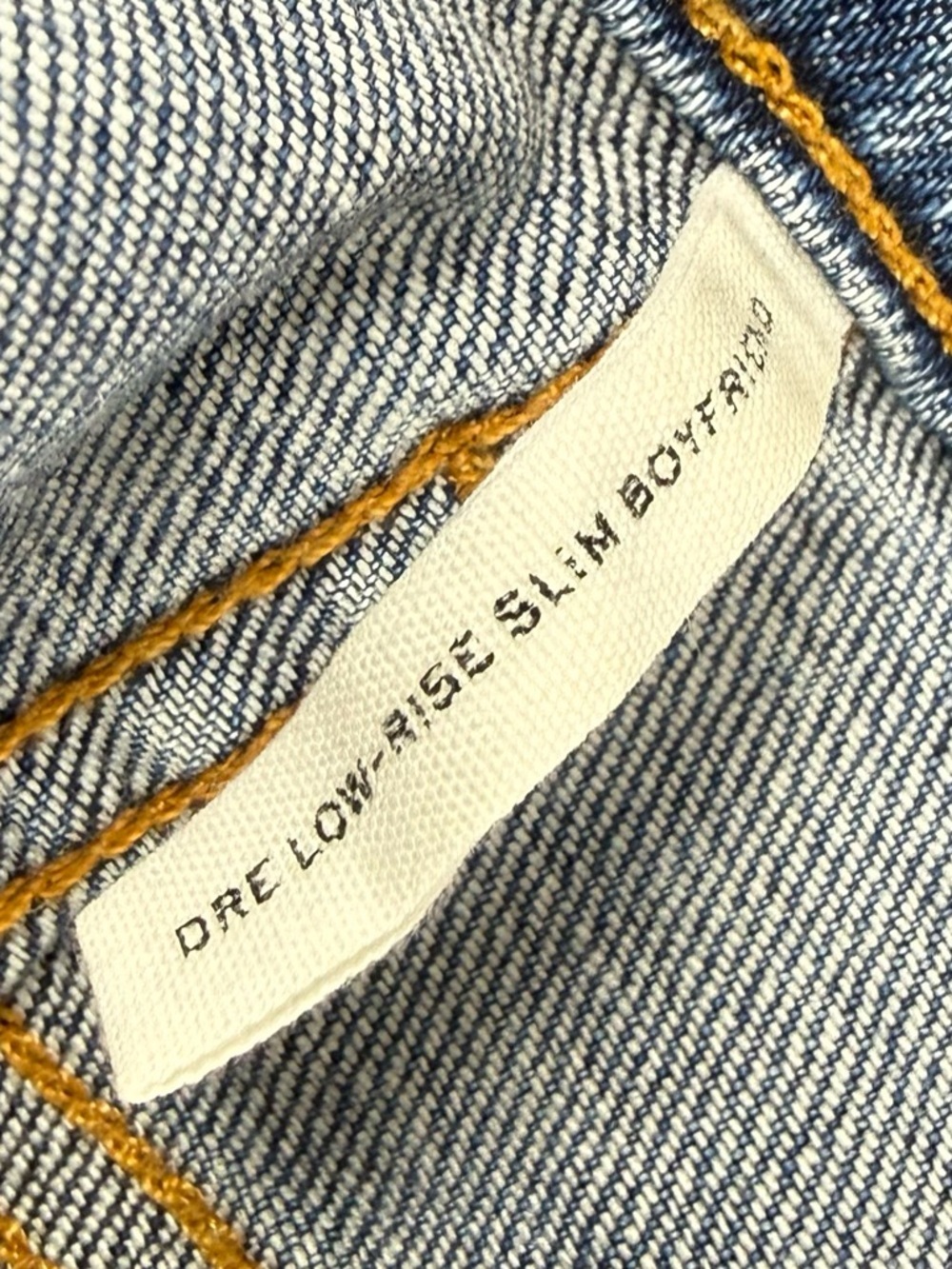 Rag & Bone Dre Low Rise Slim Boyfriend Jeans Womens 31 Julienne Blue Stretch - Picture 4 of 14
